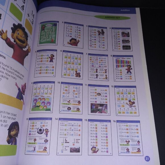 Sid the Science Kid First Grade Addition Math Workbook - Picture 6 of 6